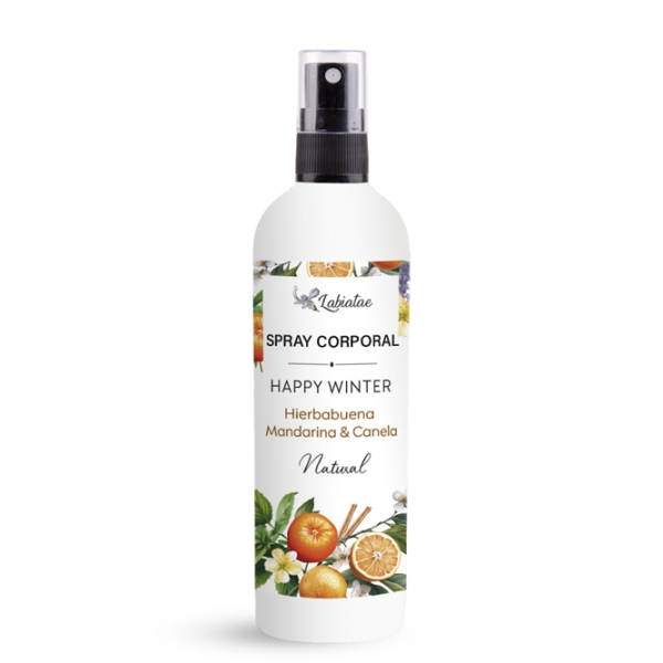 Happy Winter Spray Corporal Hierbabuena, Mandarina y Canela